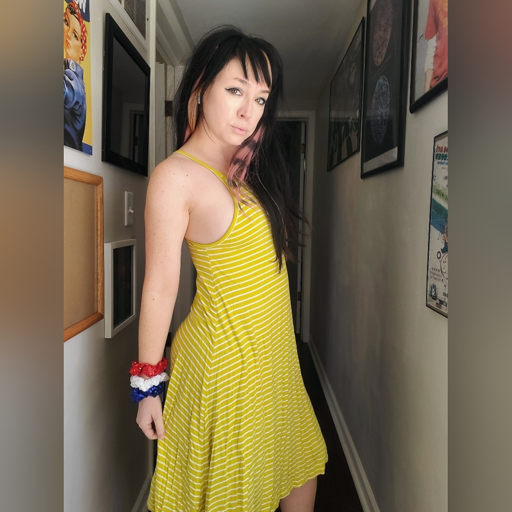 Green Old Navy Stretch Dress